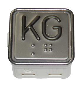 MT42 IX, geprägt "KG" Brailleschrift